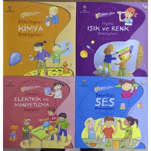 Tübitak Popüler Bil. Kitapları Tübitak Sihirli Bilim Etkileyici Deneyler 4 Kitap Set (9 Yaş+)