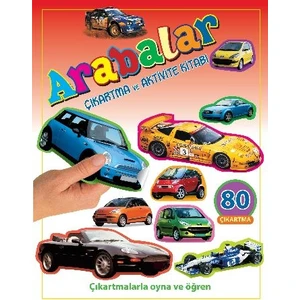 Arabalar - Çıkartma Aktivite Kitabı - Pıtchall - Gunzıe