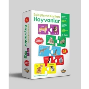 0-6 Yaş Yayınları Hayvanlar - Eşleştirme Kartları -