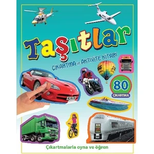 Taşıtlar - Çıkartma Aktivite Kitabı - Pıtchall - Gunzıe