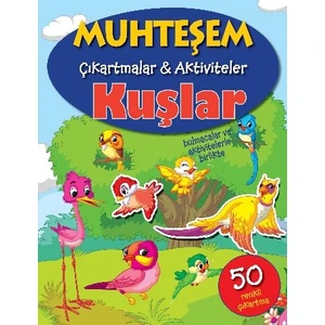 Kuşlar  - Muhteşem Çıkartmalar - The Book Company