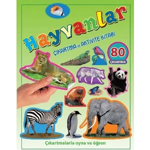 Hayvanlar - Çıkartma Aktivite Kitabı - Pıtchall - Gunzıe