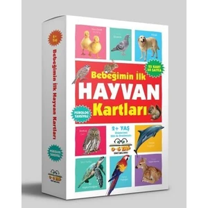 0-6 Yaş Yayınları Bebeğimin İlk Hayvan Kartları / 2+ Yaş -