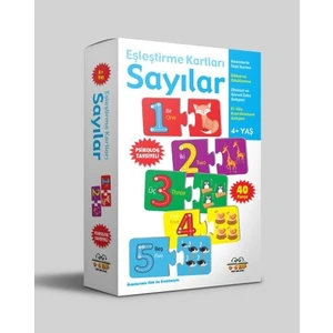 0-6 Yaş Yayınları Sayılar - Eşleştirme Kartları -