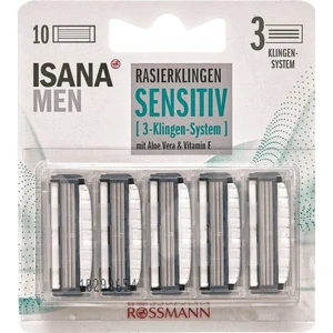 Men Yedek Tıraş Bıçağı, 3 Bıçaklı, Hassas, 10 Adet