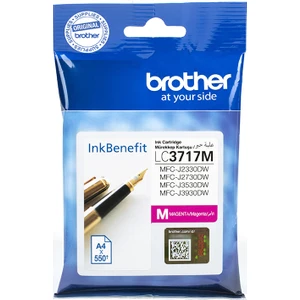 BROTHER LC3717M Kırmızı Mürekkep Kartuş (550 Sayfa)