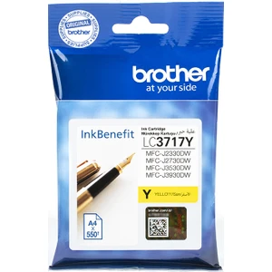 BROTHER LC3717Y Sarı Mürekkep Kartuş (550 Sayfa)