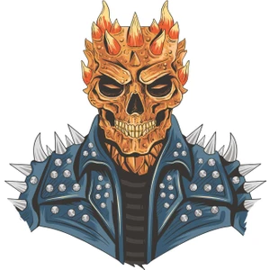 Sticker Atölyesi Kurukafa Sticker - 13099