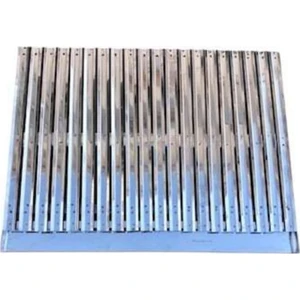 Mangal Barbekü Izgarası Paslanmaz Krom Oluklu 45x50 cm