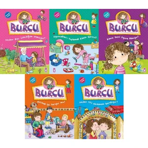 Burcu Serisi Okul Öncesi Hikaye Kitapları 5 Kitap Set
