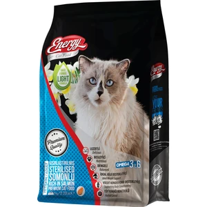 Cat Food Energy® Kısırlaştırılmış Yetişkin Kedi Maması Somon Etli 1 Kg