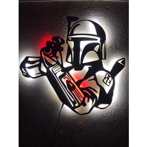 Star Wars Işıklı Tablo