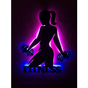 Fitness Işıklı Tablo
