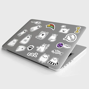 Kedi Cat Laptop Sticker Notebook Macbook Tablet Kask Snowboard  - NS09