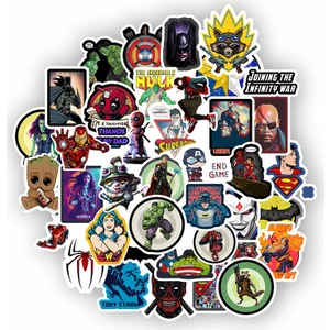Marvel Laptop Sticker Notebook Macbook Tablet Kask Iron Man Hulk  - NS04