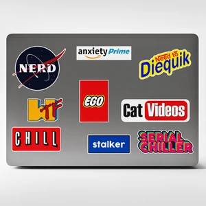 Laptop Sticker Notebook Macbook Tablet Retro Chill  - NS61