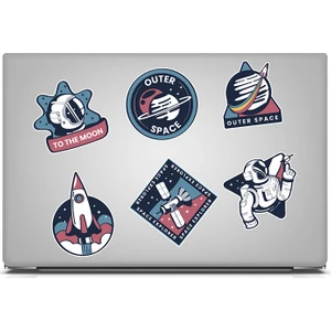 Laptop Sticker Notebook Macbook Tablet Kask Snowboard Uzay Nasa Astronot - NS25