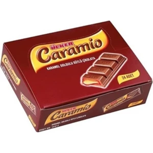 Caramio Karamel Dolgulu Sütlü Çikolata 7 gr x 24'lü