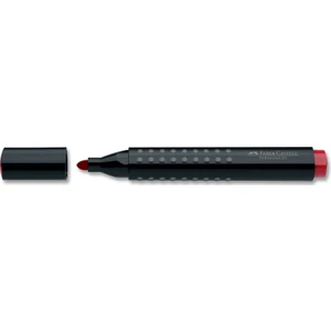 Grip Permanent Yuvarlak Uç Markör Kırmızı