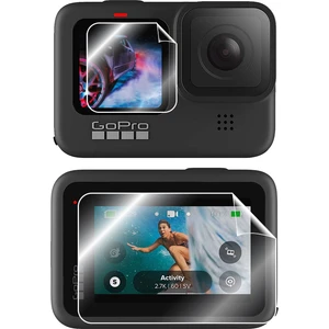 Gopro Hero 10 - Hero 9 Black Aksiyon Kamera Ekran Koruyucusu (2 Adet Ön-1 Adet Arka)