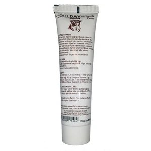 Allday All-Tooth Paste Köpek Diş Bakımı ve Ağız Kokusu Ürünü 100 Gr.