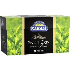 Karali Çay Premium Bardak Poşet Siyah Çay 20'li