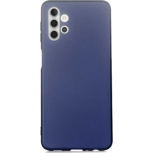 Case 4U Samsung Galaxy A32 Uyumlu 4G Kılıf Klasik Mat Renkli Yumuşak Premier Silikon Lacivert