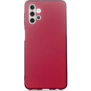 Case 4U Samsung Galaxy A32 4G Kılıf Klasik Mat Renkli Yumuşak Premier Silikon Koyu Mor