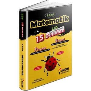 Aydın Yayınları 8. Sınıf Matematik 15 Deneme