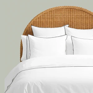 Ritmo Home Basic Sade Siyah Biyeli Otel Serisi Çift Kişilik Nevresim Takımı