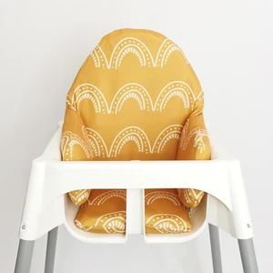 Rainbow Mama Sandalyesi Minderi Portatif Pamuklu Tasarım 3 cm Süngerli Sarı