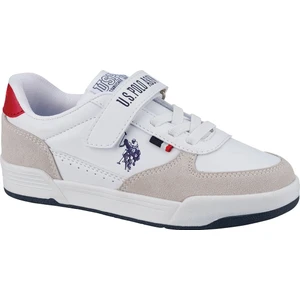 U.S. Polo Assn. AS00547715 100601459 Clıne Jr Filet Erkek Çocuk Spor Ayakkabı Beyaz