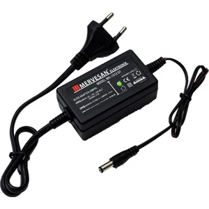 Adaptör 15W 12V 1A 100-240V Ac 43-67HZ Masaüstü Modeli Smps Adaptör Power Supply Mervesan MS-1512-DT