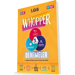 Limit Yayınları 8. Sınıf Whoopper 3'lü Deneme Seti