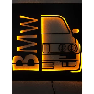 Bmw Araba Işıklı Tablo