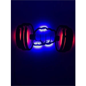 Dumbell LED Işıklı Tablo