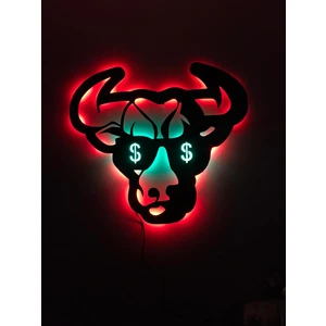 Bull Işıklı Tablo