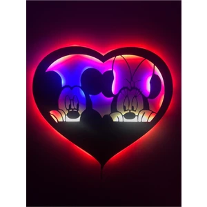 Mickey Mause LED Işıklı Tablo