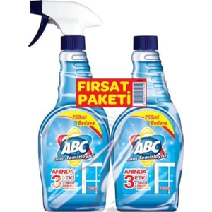 Abc Cam Temizleyici Fırsat Paketi 750+750 gr