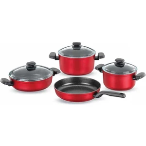 Ornella Rosa 7 Parça Tencere Seti