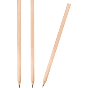 Liva Promosyon Köşeli Naturel Kurşun Kalem 100'lü