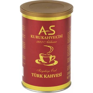 As Kurukahvecisi Türk Kahvesi 250 gr. Teneke