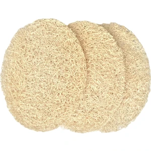 İlaslan Kozmetik Doğal 3’lü Yüz Kabak Lifi  Peeling Etkili Cilt Temizleme Kadın & Erkek İçin