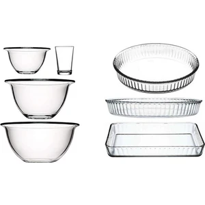 Arda Türkmen Hazırlık Kasesi  - Borcam Tepsi Seti 7 Prç.