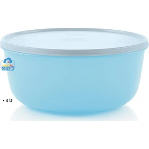 Büyük Şeker 4 Lt Saklama Kabı Mavi