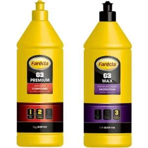 G3 Premium Pasta 1 Litre ve Farecla G3 Wax Cila 1 Litre