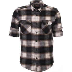 Büyük Beden Oduncu Yıkamalı Çift Cep Katlama Kollu Slim Fit Gömlek