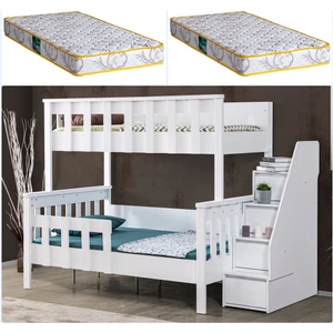 Ranza, MDF Profil Deluxe Ayrılabilir Ranza + 2 Adet Comfort Yatak