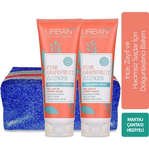 Urban Care Pink Grapefruit & Ginger Makyaj Çantası + Makyaj Çantası 2'li Set