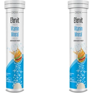 Efervit Multivitamin ve Mineral 20 Tablet 2'li Paket